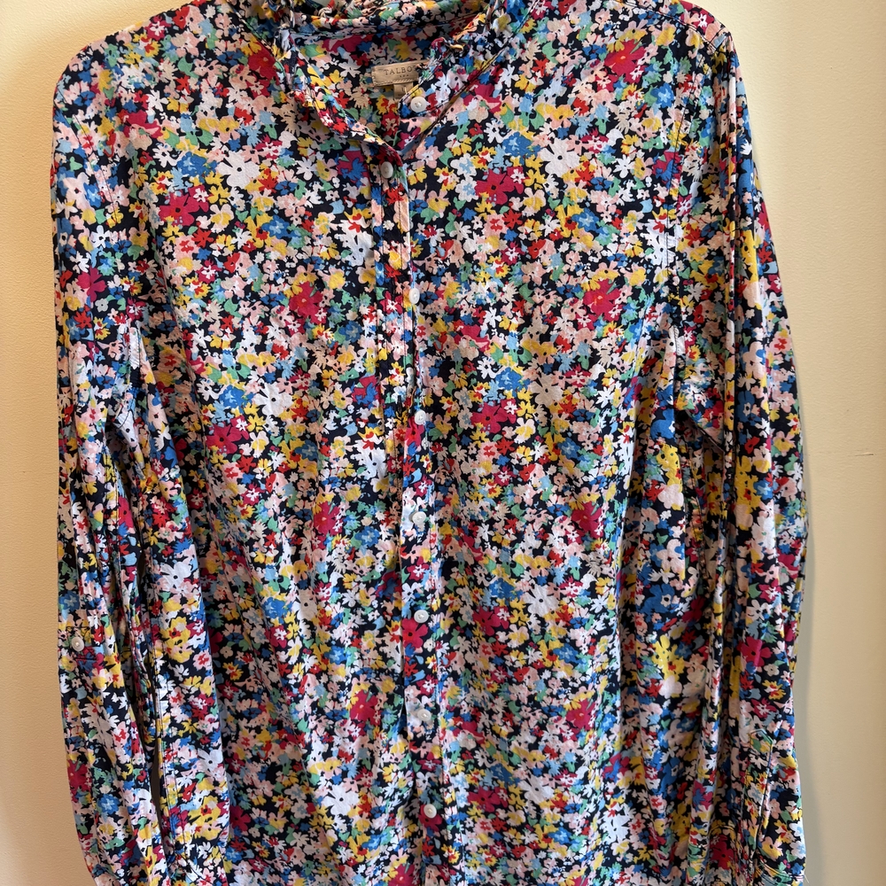 Talbots Floral Multicolor Blouse